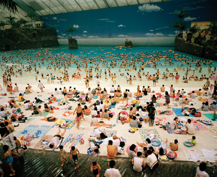 Japan. Miyazaki. The Artificial Beach Inside the Ocean Dome