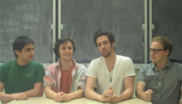 Diaspora founders - Maxwell, Daniel, Raphael and Ilya