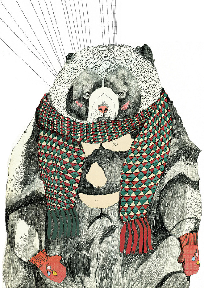 Julia Pott's bear for Small Magazine