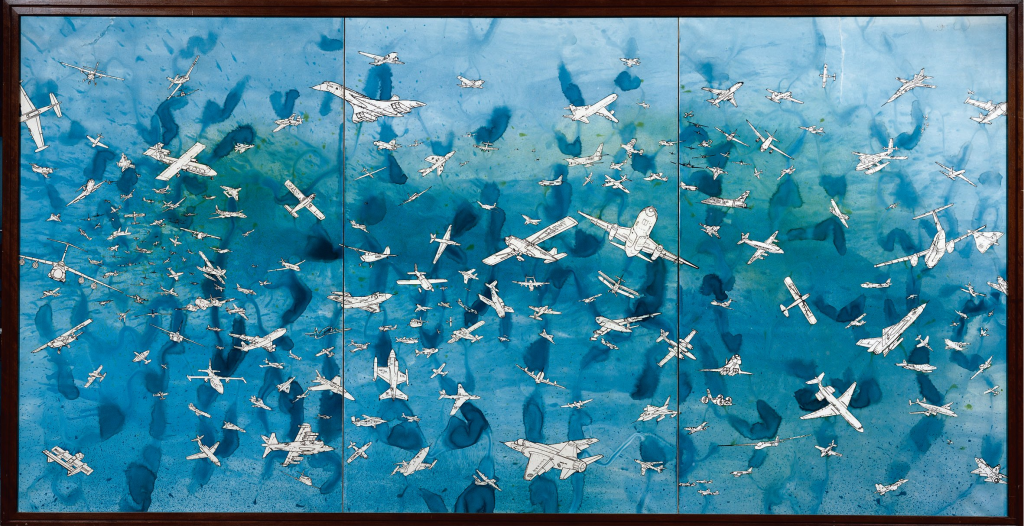 Aerei 1989 by Alihiero Boetti (Carmignac Gestion Foundation)