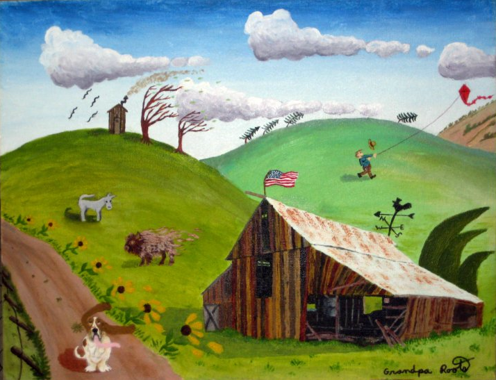 ON A WINDY DAY by Bob - Grandpa - Roots