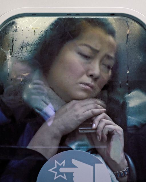 Tokyo Compression by Michael Wolf - 2010