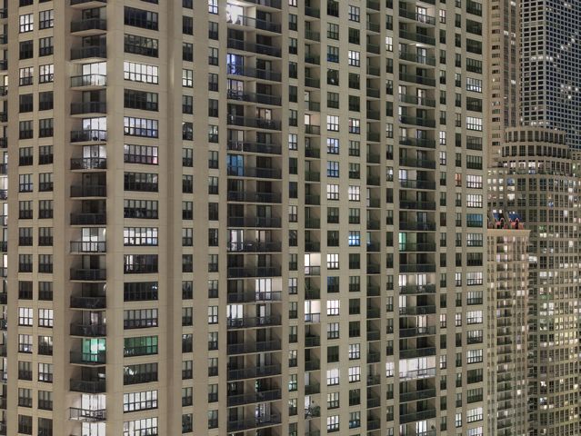 Transparent city (Chicago) by Michael Wolf