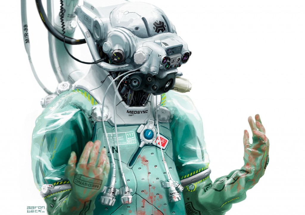 Aaron Beck's Medtech robot artwork - 2006