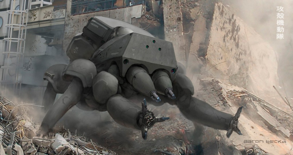 Aaron Beck's ghost in the shell 'fanart'.. 