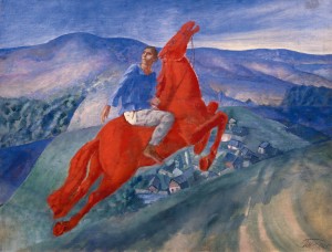 Fantasy by Kuzmá Petrov-Vodkin - 1925
