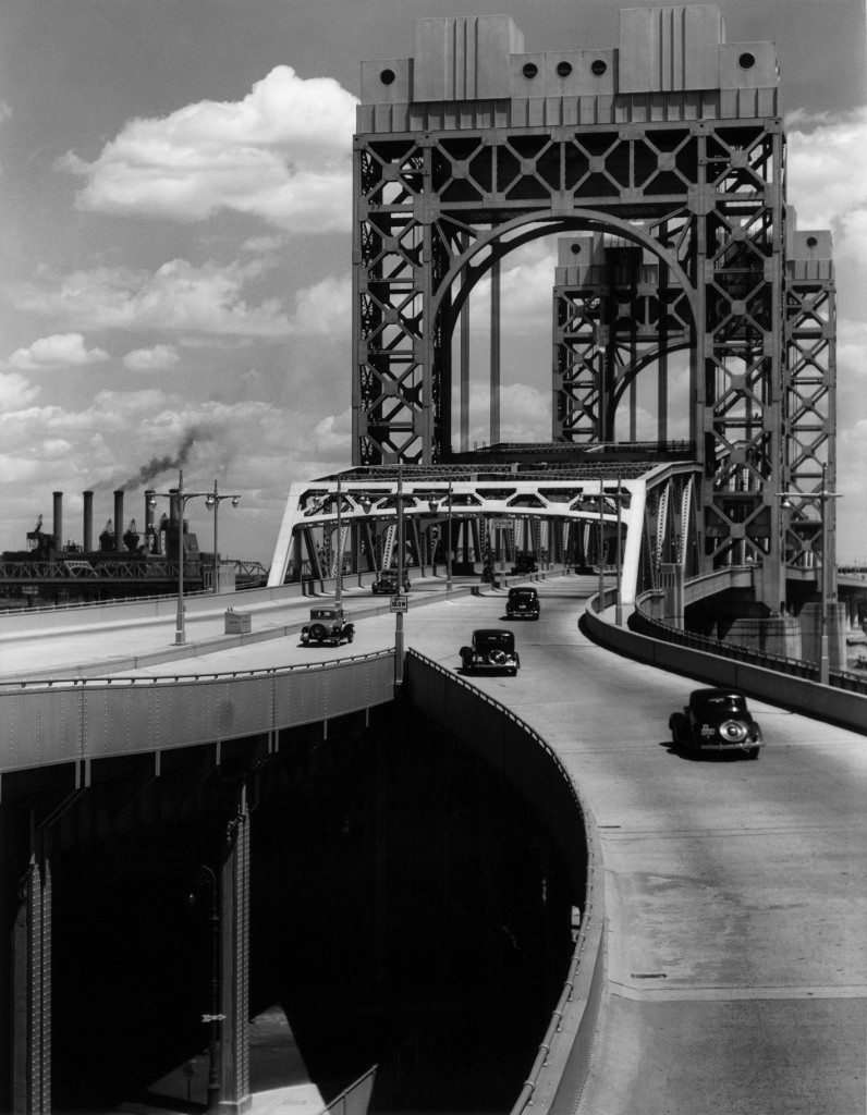 Triborough Bridge - East 125th Street Approach - NYC - 1937 © Berenice Abbott