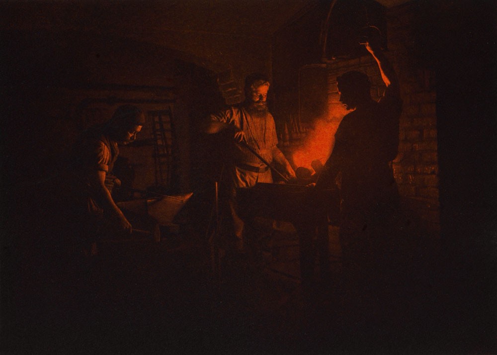 Schmied Am Ambos - Dr Konrad Biesalski and Dr Kruger - 1899