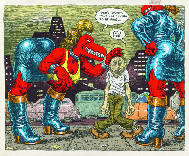 Untitled ('Don't worry, everything's going to be fine ') - 1985, © Robert Crumb