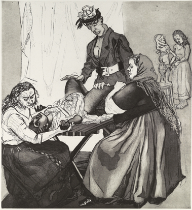 Circumcision - 2009 (c) Paula Rego (image via Marlborough gallery)