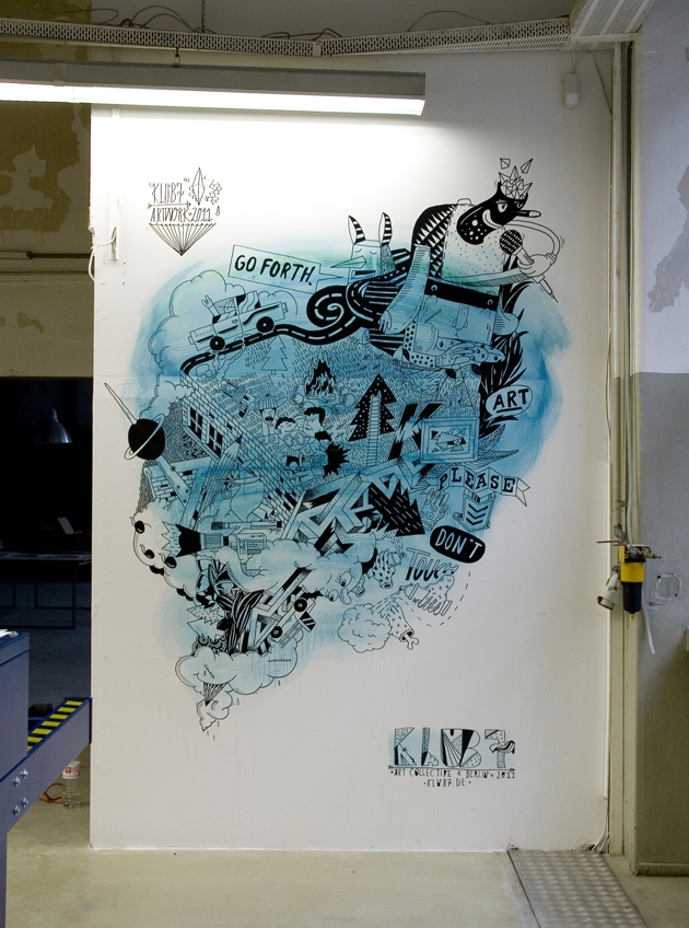 KLUB7 artwork for LEVI’S – WORKSHOP 2011  Berlin