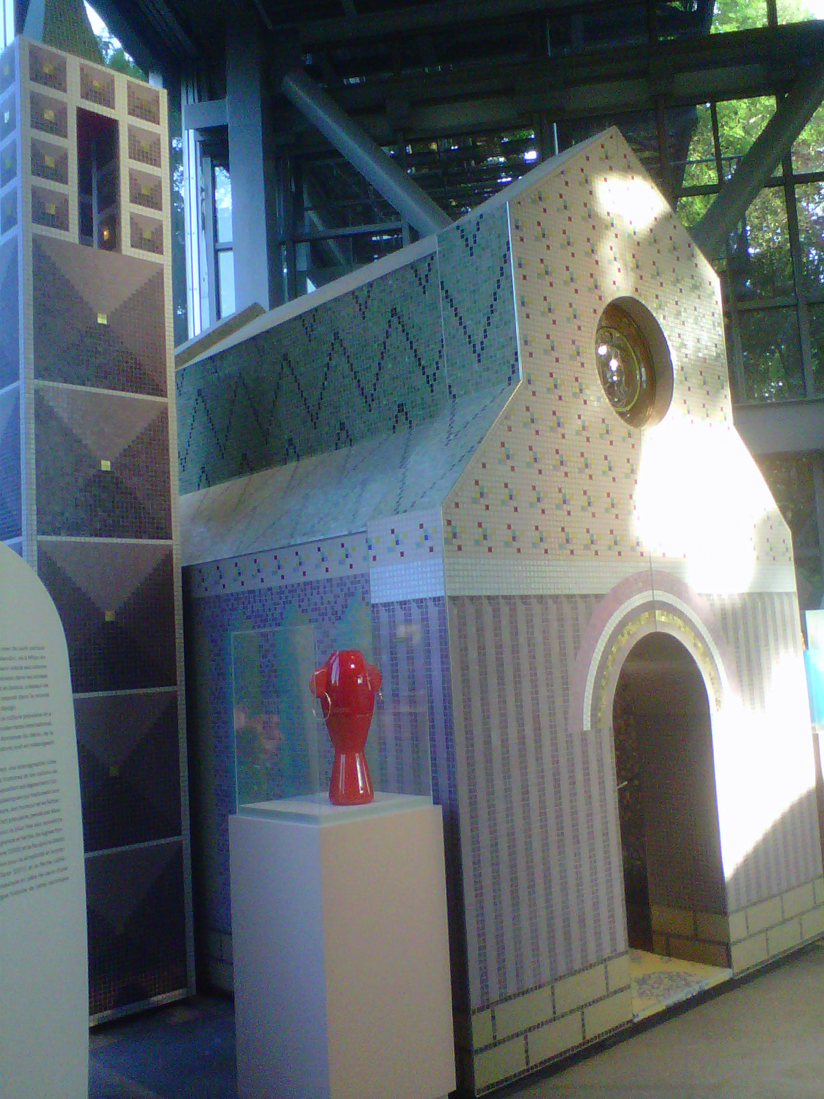 Alessandro Mendini’s “Petite Cathédrale” (image courtesy of Fondation Cartier)&nbsp;