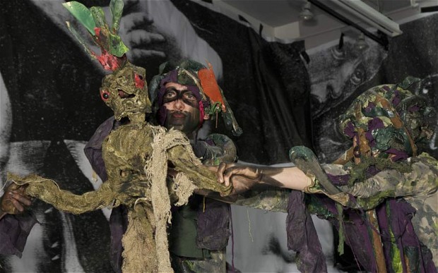 Spartacus Chetwynd - still from his performance Odd Man Out (2011)