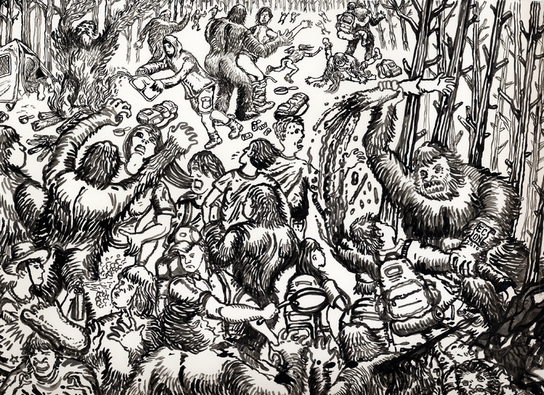 The Line Wars Deluxe (Bigfoot vs. Campers) - Ernest Concepcion