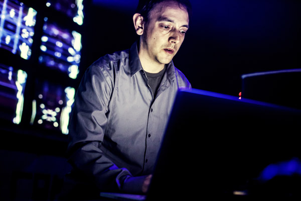 Cristian Vogel. Photo by Sarah Ginn-Kleiner.