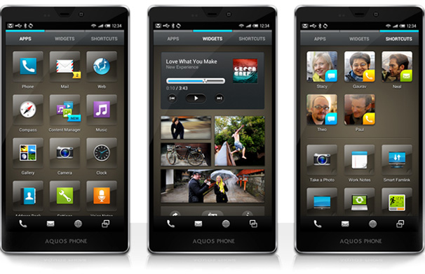 Sharp - Feel UX app-widget-shortcut drawer