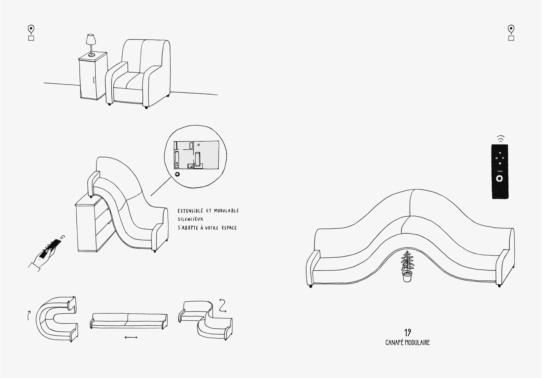 modular sofa (image courtesy of Xpo Gallery)