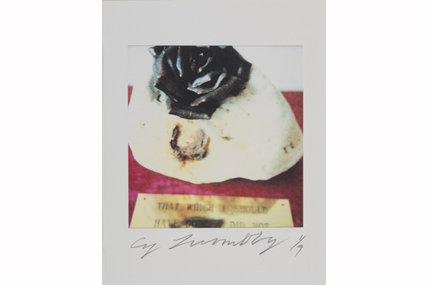 Cy CY TWOMBLY St Barth's, 2011 Color dry-print © 2012 Fondazione Nicola Del Roscio