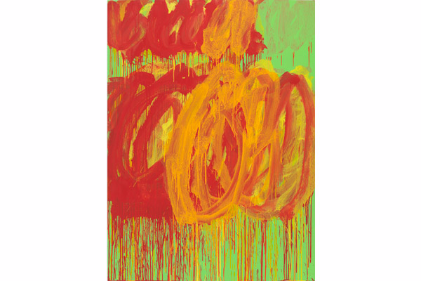 CY TWOMBLY, Untitled (Camino Real), 2011, Acrylic on plywood © Cy Twombly Foundation
