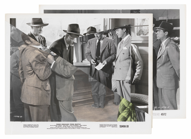 Untitled (For Angus) Film Still Collage II, 2009 by John Stezaker (via The Approach)
