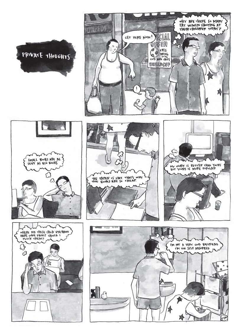 Extract from JOe Decie's Accidental Salad (Image via Blank Slate)