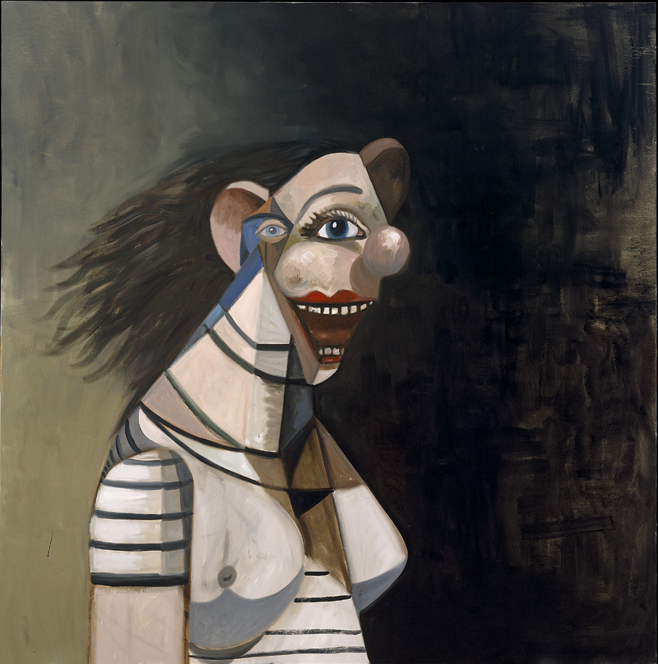 George Condo - Smiling Female 2008 (image via Galerie Catherine Houard)