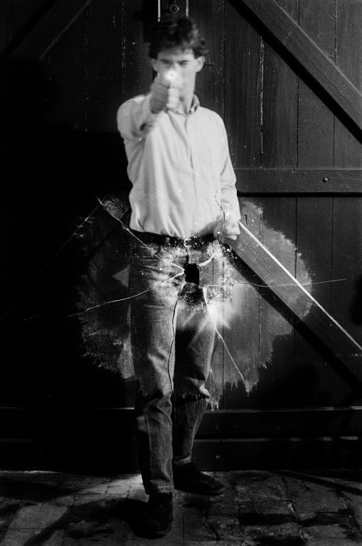 Jean-François Lecourt Shot into the camera, 1987 © Jean-François Lecourt (Image courtesy of The Photographer's Gallery)