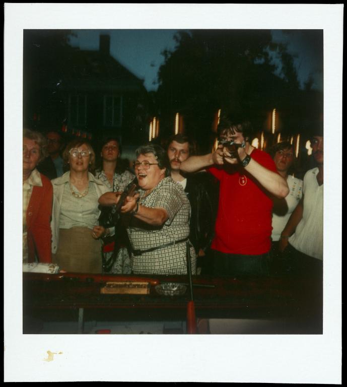 Ria van Dijk Photo-shot, Oosterhout, Netherlands, 1978 © Erik Kessels (Image courtesy of The Photographer's Gallery)