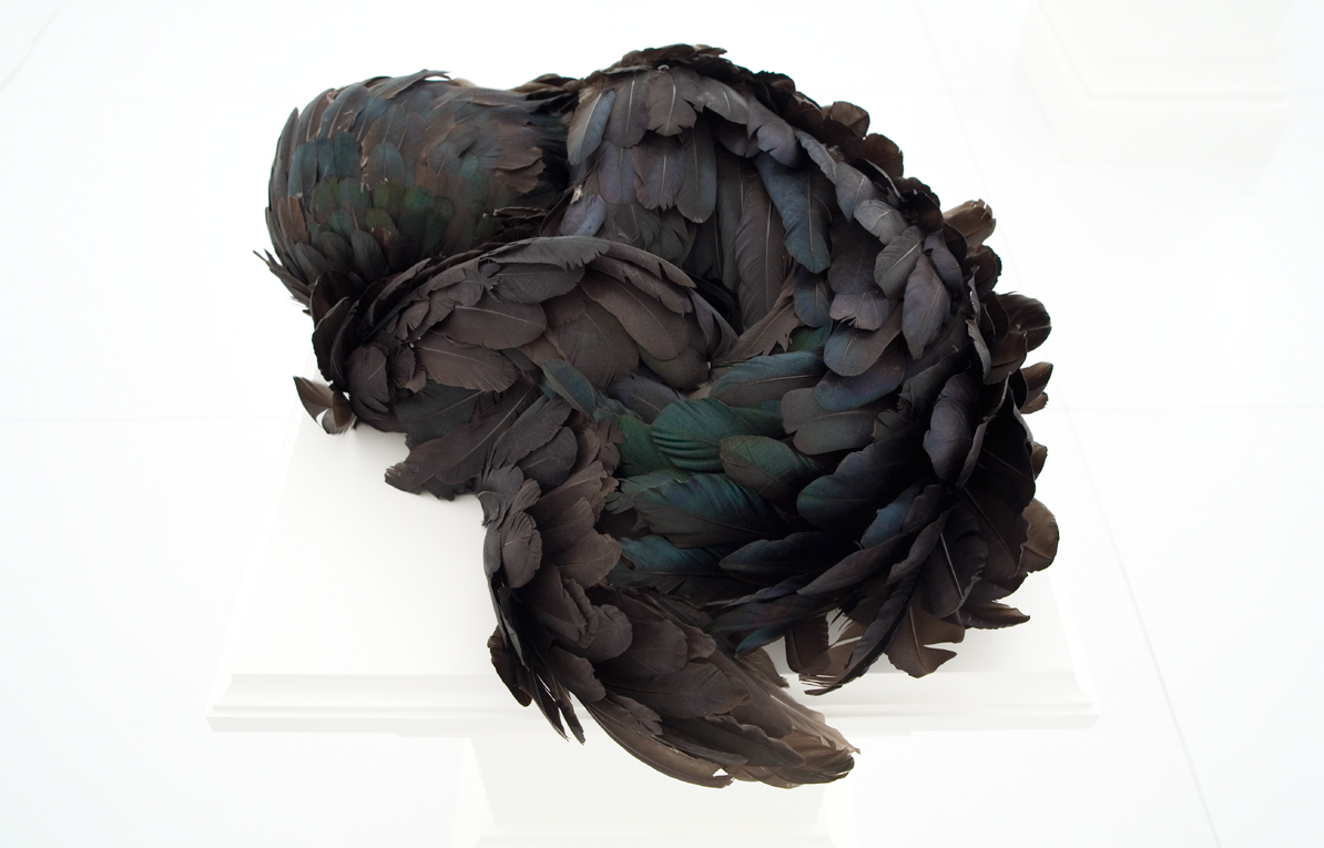 Simon Schubert - Feathered boy (photo Ludger Paffrath, image via SSchubert)