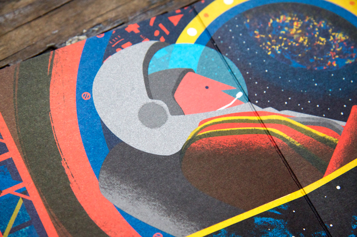Space Race by Tom Clohosy Cole (image via Nobrow)