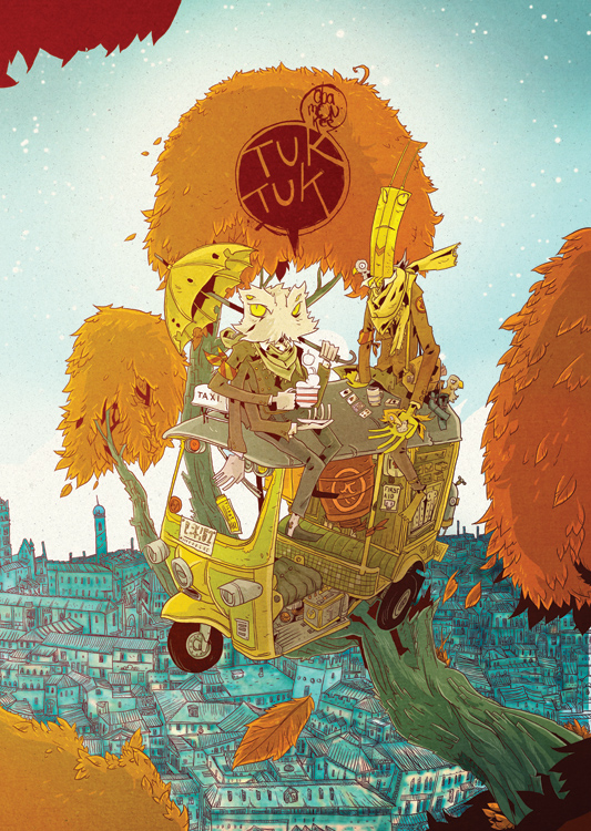 Will Kirkby's Tuk Tuk (image via Will Kirby)