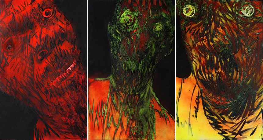 Mario Benjamin (from his solo show - 2009 - images via Maison Revue Noire)