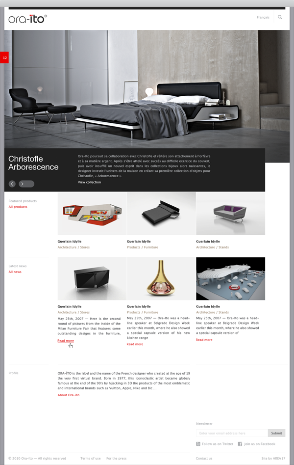 Ora-Ito website
