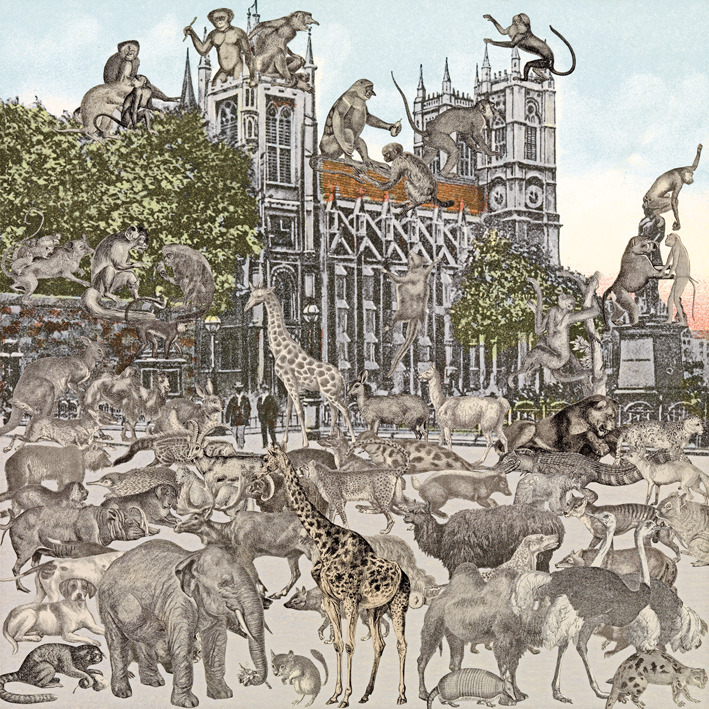 Peter Blake - London - Westminster Abbey - Animalia - 2012 (image via Waddington Custot)