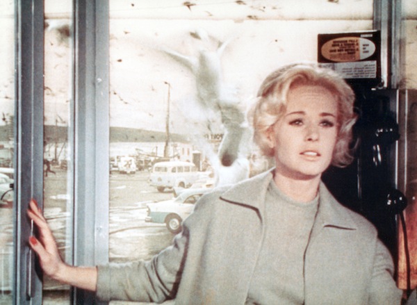Tippi Hedren as Melanie Daniels in The Birds, 1963. © Universal Pictures. All Rights Reserved.