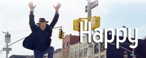 Jonas Mekas. Happy.