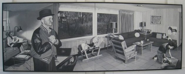 Martin Mull - Split Level (image via Ben Brown Fine Arts)
