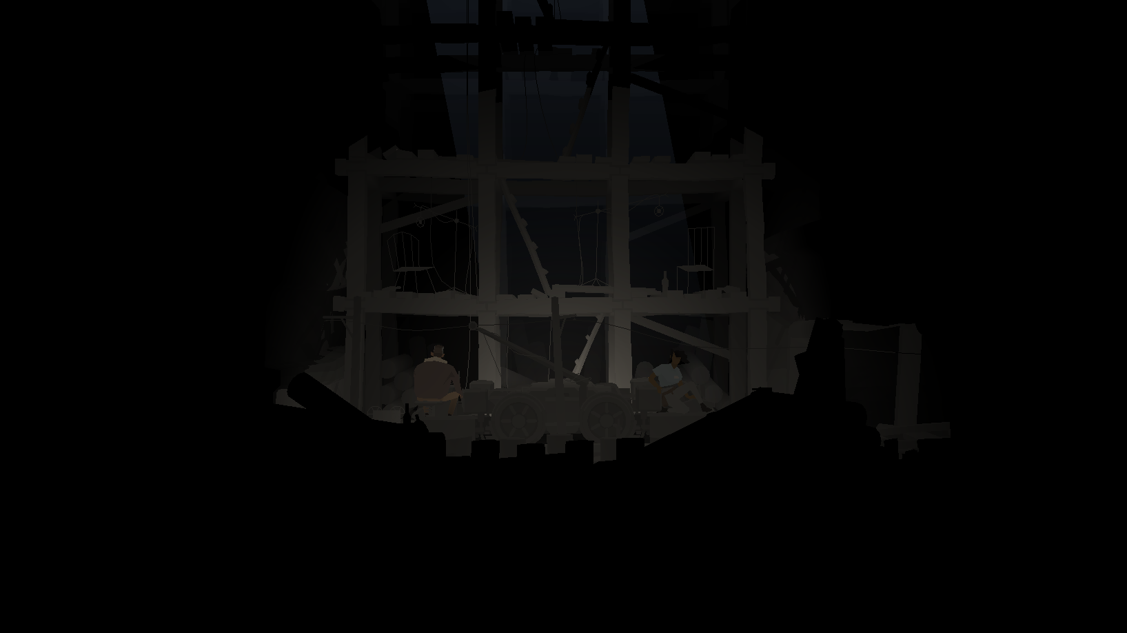 Mine Stage (still from KRZ - courtesy of Carboard Computer)