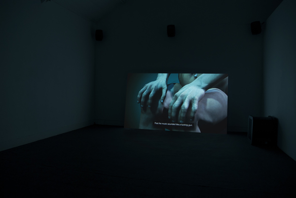 Ed Atkins, 'Warm, Warm, Warm Spring Mouths', installation view, 2013.