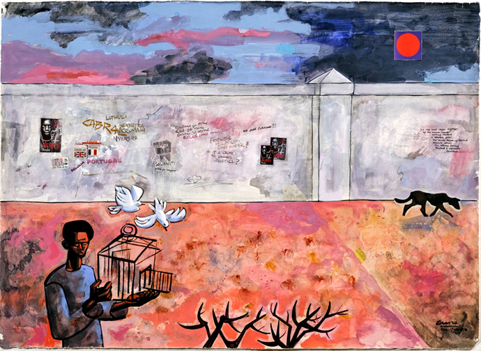 Afrika which way - 1978, copyright the artist, courtesy of William Humphreys Art Gallery