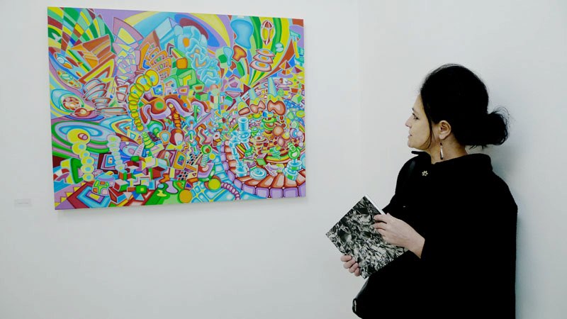 Captain Cavern, untitled, painting (Courtesy of Gallery Anne BArrault)