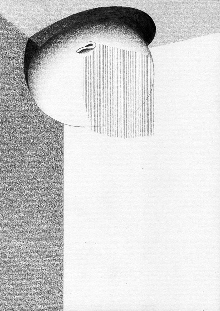 Killoffer, untitled, pencil drawing, Courtesy of Gallery Anne Barrault
