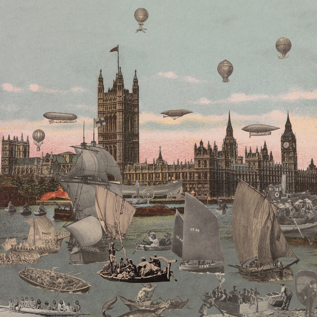 Sir Peter Blake - London- River Thames Regatta (2012 - Paul Stolper Gallery)