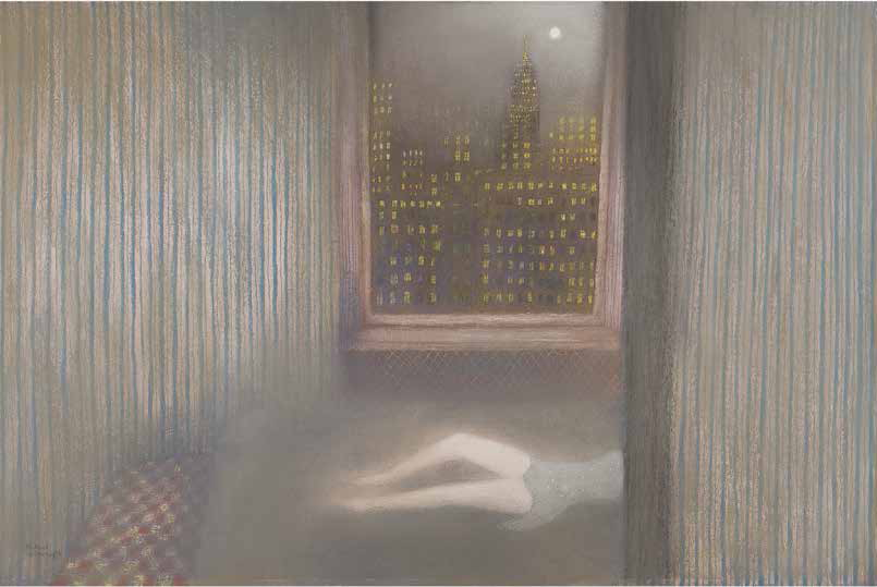 Richard Cartwright - New York Hotel Room (image via John Martin London)