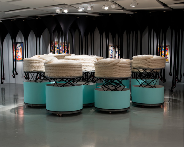 'Wool bins’, (2013). Image courtesy of the artist.