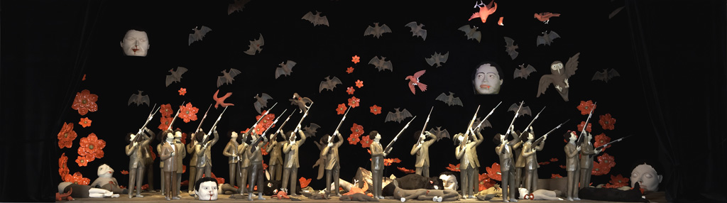 On the banks of the red river  2008 - Image courtesy of David Zwirner (Marcel Dzama)