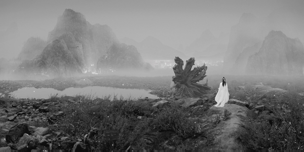 Yang Yongliang, 'Wolf and Landmines' (2012)