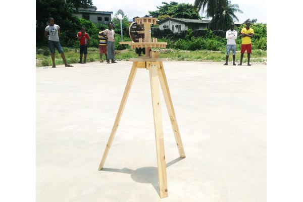 Karimah Ashadu, 'Rotate 1 Mechanism' - as used in 'Apapa Amusement Park'. (2013). Image courtesy of the artist.
