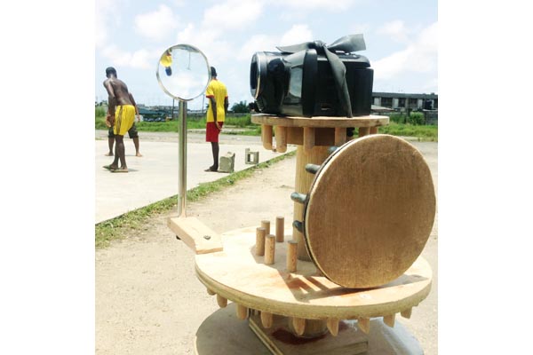 Karimah Ashadu, 'Rotate 1 Mechanism' - as used in 'Apapa Amusement Park'. (2013). Image courtesy of the artist.