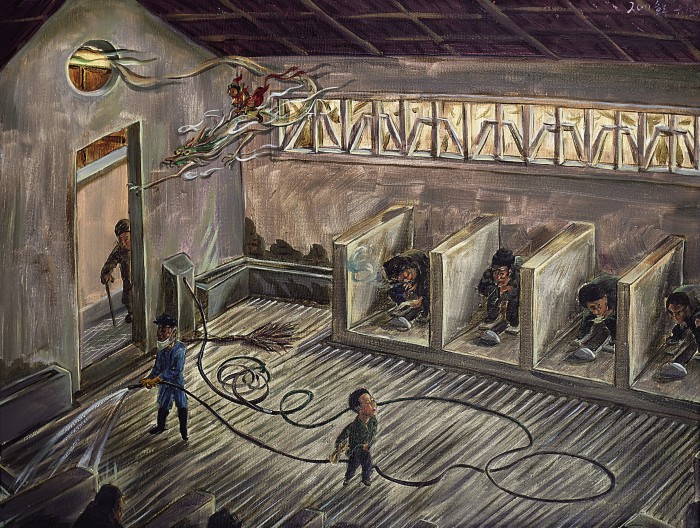 Liu Dahong Public Toilet in the Park  2011 (image courtesy of RossiRossi)